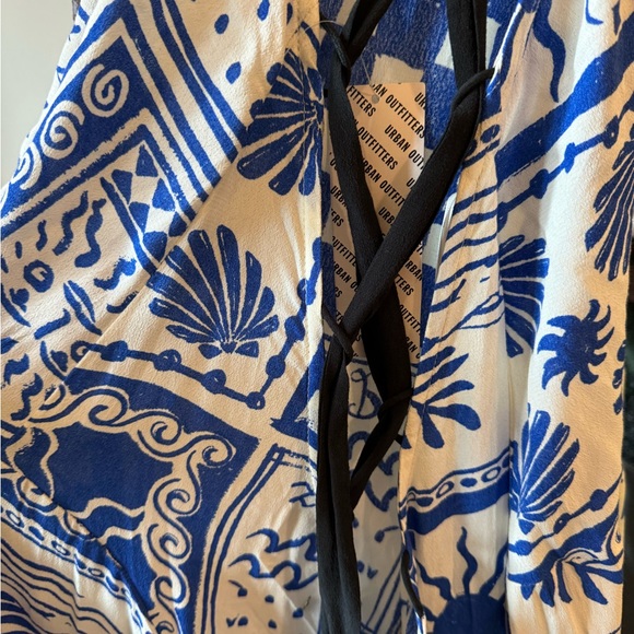 ECOTE | Blue & White Dress | S - Picture 3 of 4